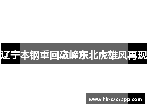 辽宁本钢重回巅峰东北虎雄风再现 辽宁本钢重回巅峰东北虎雄风再现